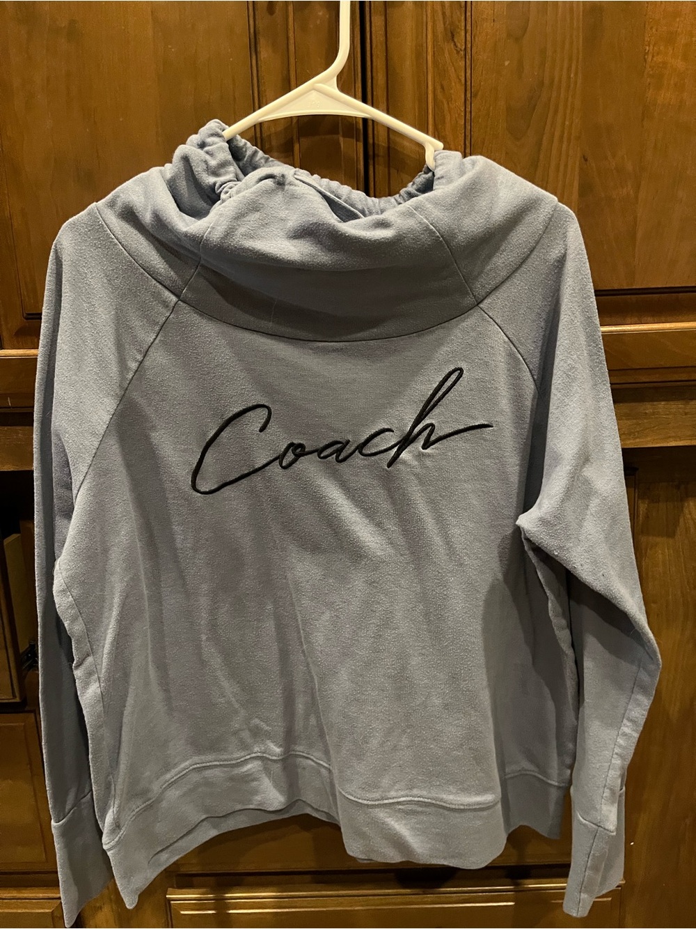 Beachbody Coach Fleece Pullover - Light Gray with Black Script